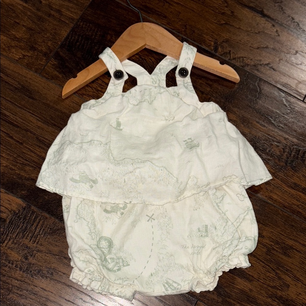 Banana Republic Cream and Green Diaper Covers